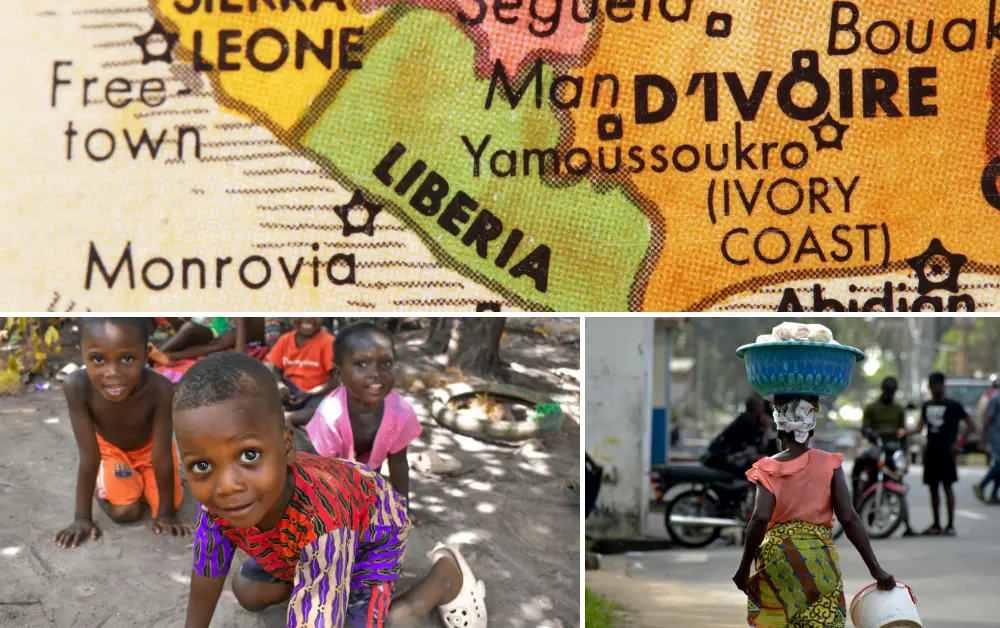 Liberia low-income communities and living conditions