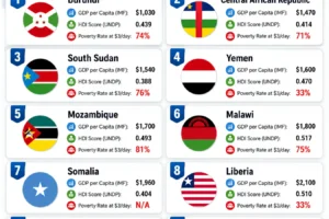 Top 10 Poorest Countries in The World 2026