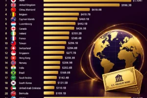 Top 15 Largest US Treasury Holders in 2026: Who Owns America's Debt?