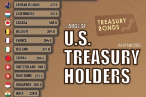 Top 15 Largest US Treasury Holders in 2025: Who Owns America’s Debt?