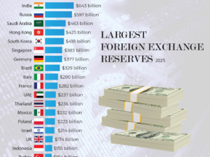 Top 25 Countries With the Largest Foreign Exchange Reserves in 2025