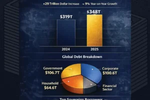 Global Debt Hits $348 Trillion: Is the World Economy at Risk?
