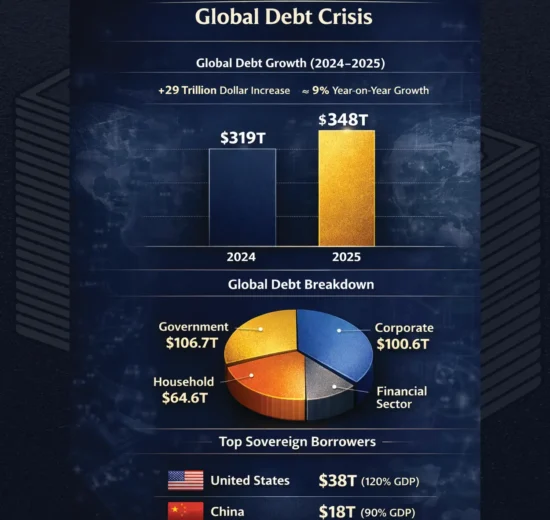 Global Debt Hits $348 Trillion: Is the World Economy at Risk?