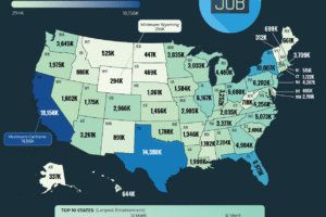 U.S. Employment by State: Which States Are Adding the Most Jobs?