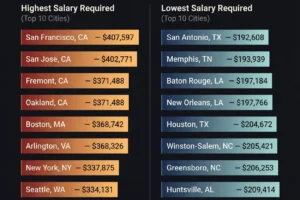 Salary Needed to Live Comfortably in U.S. Cities, 2026