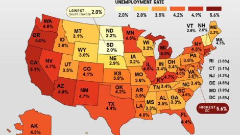 U.S. Unemployment Rate by State: September 2026